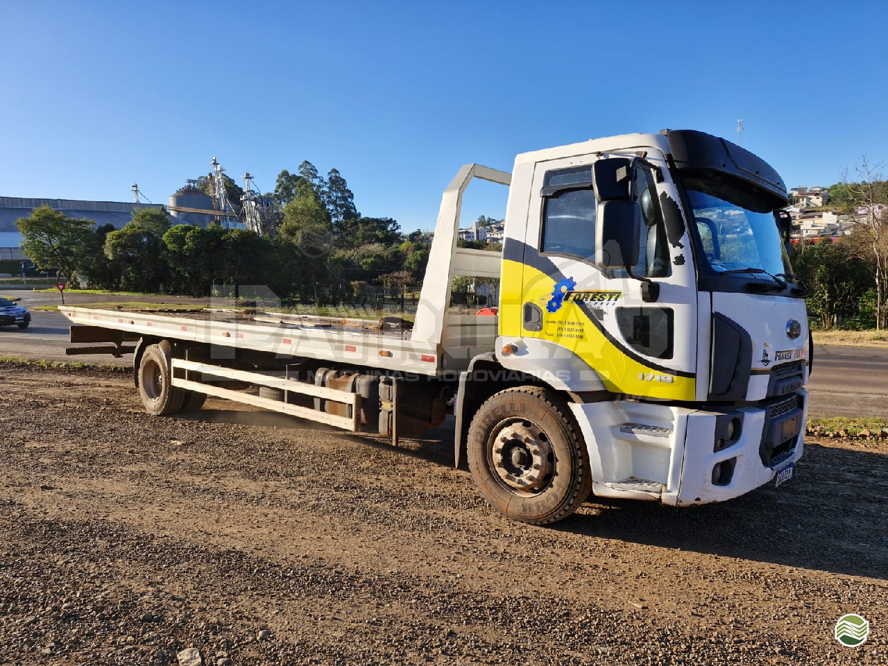CAMINHAO FORD CARGO 1719 Plataforma Toco 4x2 Patrolão Máquinas MARAVILHA SANTA CATARINA SC